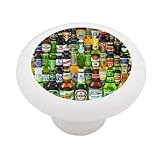 Beer Bottles Decorative High Gloss Ceramic Drawer Knob