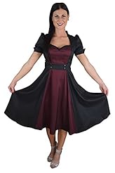 Two-Toned Polyester/Satin/Spandex Vintage  Dress