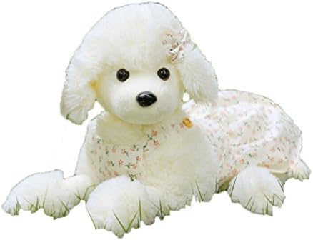 Yeartar Cute doll plush toy poodle doll girls gift Puppies Biscuit Toy