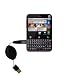 Retractable USB Cable for the Motorola CHARM with Power Hot Sync and Charge capabilities - uses Gomadic TipExchange Technology