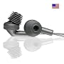 ACOUSTIBUDS - Premium Adapters for Earphones AND Bluetooth Headsets. A new solution for in-ear audio. MADE IN THE USA. Adapters only, earphones not included. Black, Two Pair & Two Sizes