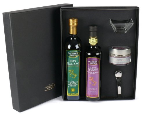 Academia Barilla Pinzimonio Kit, With Sea Salt, Olive Oil, And Balsamic Vinegar, 7.02... by Academia Barilla