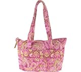 Stephanie Dawn Zip Tote - Kiwi Blush * New Quilted Handbag