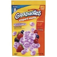 2er PACK Gerber Graduates Yogurt Melts Snacks- Mixed Berry