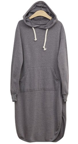 (イイネショップ) eeNeshop プルオーバー スウェット パーカー ワンピース