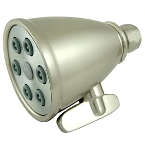Satin Nickel 6 Jet Adjustable Spray Showerhead