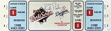Kirk Gibson and Dennis Eckersley Autographed World Series Mega Ticket