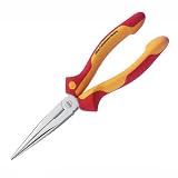 Wiha 32808 Insulated Long Nose Pliers, 8 Inches, 1000 Volt Rated 41mkYcJ7yhL. SL160 Wiha 32808 Insulated Long Nose Pliers, 8 Inches, 1000 Volt Rated