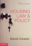 Housing Law and Policy (Law in Context)