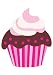 Cute Pink Cartoon Chocolate Cupcake - 18