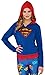 Rubie's Women's DC Comics Supergirl Fitted Hoodie