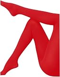 Cheap ToBeInStyle Women’s Thick Tights Pantyhose – Red Picture