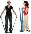 Cando exercise band, heavy, blue, 4 foot, 40 each, bulk, low-powder