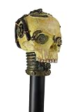 Steampunk Skull 35 Inch Walking Stick Sci-Fi