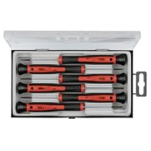 Felo 0715731844 Set of 6 Slotted & Phillips Precision Screwdrivers, 240 Series