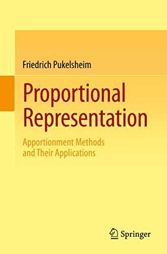 Proportional Representation: Apportionment Methods and Their Applications