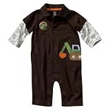 Newborn Boys' JUST ONE YOU Made by Carter's ® Brown/Cream Jumpsuit NB