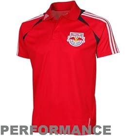 World Cup adidas New York Red Bulls ClimaCool Jersey Polo - Red