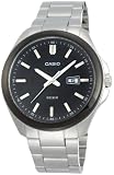 Casio Men's MTP1318BD-1AV Stainless-Steel Quartz Watch with Black Dial
