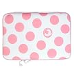 Isis Dei 13" MacBook Memory Foam Laptop Sleeve - White/Pink (PPMF13)