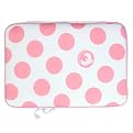 Isis Dei 13" MacBook Memory Foam Laptop Sleeve - White/Pink (PPMF13)