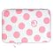Isis Dei 13" MacBook Memory Foam Laptop Sleeve - White/Pink (PPMF13)