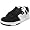Black/White Leather
