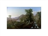 Camp in the Wilderness by William Louis Sonntag poster print,14 in. x 10.4 in.