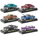 1:64 Pin-Striped Classic Cars Die Cast Set Of Six