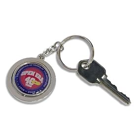 US Open 2008 40th Anniversary Spinning Key Ring