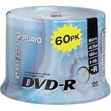 Playo 16X DVD-R Spindle, 60 Pack