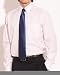 Savile Row Mens Pink White Bengal Stripe Button Down Regular Fit Dress Shirt Convertible Cuff