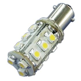 Mini Bayonet BA9s LED Auto Bulb 15 SMD LED, White, 1436WH