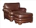 Broyhill L742-0IX / 1505-87 / L742-5IX / 1505-87M Skyway Chair and Ottoman Set in Bro...