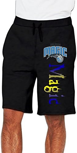 Men's Orlando Magic Cotton Short Running Pants Black US Size XXL