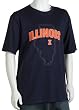 Illinois Illini 100% Cotton Short Sleeve T-Shirt