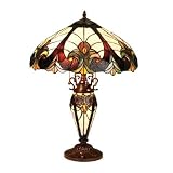 Chloe Lighting CH18681DT 3 Light Victorian Double Lit Table Lamp