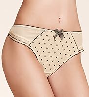 Limited Collection Low Rise Embroidered Spot Thong