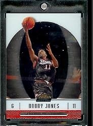 2006/07 Topps Finest #80 Bobby Jones Philadelphia 76ers Rookie Basketball Card Basketball Card - Mint Condition - In Protective Display Case !