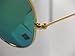 Ray Ban 3025 Aviator RB 3025 112/19 58mm Matte Gold Frame w/ Multi Green Mirror