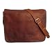 Leder elegante Umh�ngetasche Vintage Schule College Ledertasche Gro� Neu U3