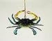 Chesapeake Bay Maryland Blue Crab Christmas Ornament Set of 5