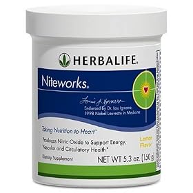 Herbalife Niteworks Powder Mix, Trial Size, Developed with Nobel Laureate in Medicine Dr. Lou Ignarro.