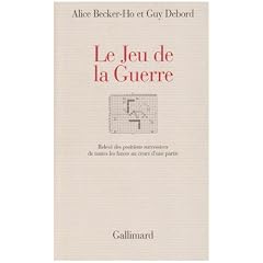 Le Jeu de la Guerre : Relev� des positions successives de toutes les forces au cours d'une partie