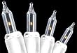 Set of 35 Clear Everglow Mini Christmas Lights - White Wire