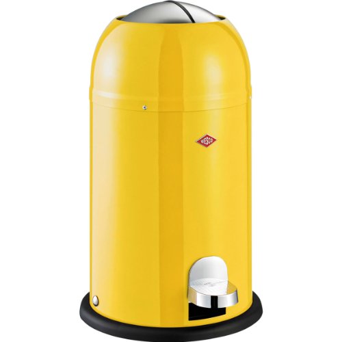 Wesco 180 312-19 Kickmaster Junior Abfallsammler, lemon yellow