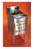Stainless Steel Deep-Fryer Art Poster Print, 13x18