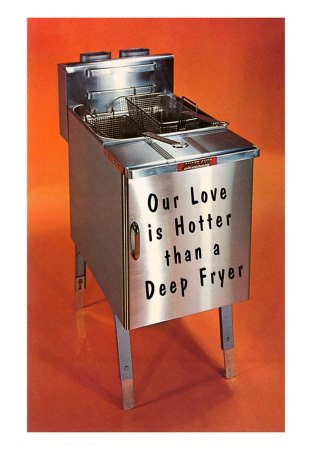 Stainless Steel Deep-Fryer Art Poster Print, 13x18