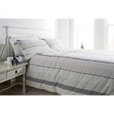 100% Cotton Yarn New England Vermont Duvet Set for Double Bed in Multi Stripe