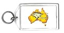 Keychain with australia, squirrel, flying, tail